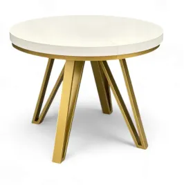 stol-okragly-rozkladany-110-310-cm-bialy-polmat-nogi-zlote-maskownica