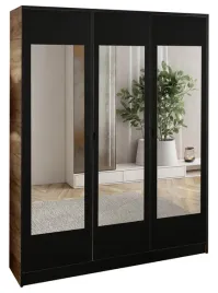 szafa-lumi-157-3d-dab-c-3x-front-czarny-3x-lustro-dior-uchwyt-cz