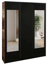 szafa-lumi-157-3d-dab-c-3x-front-czarny-2x-lustro-dior-uchwyt-cz