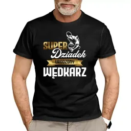super-dziadek-urodzony-wedkarz-koszulka