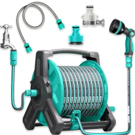 waz-ogrodowy-50m-zwijany-na-bebnie-automatyczny-pistolet-zraszacz-zwijacz