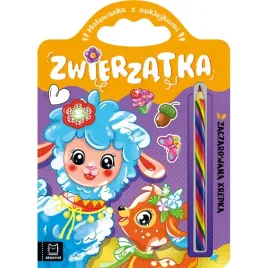 malowanka-z-naklejkami-zwierzatka-zaczarowana-kredka-aksjomat
