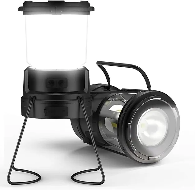 Lampa kempingowa solarna Akumulator 3000 mAh 5 trybów powerbank