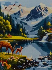 malowanie-po-numerach-z-rama-obraz-do-malowania-gory-szwajcaria-40x50cm