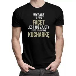 kucharz-koszulka-prezent-zajety-przez-kucharke
