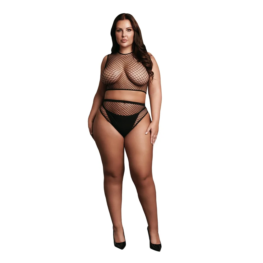 2-piece-with-crop-top-pantie-and-fishnet-structure