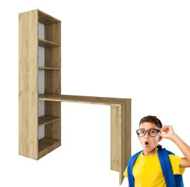 nowoczesne-biurko-z-regalem-dab-craft-zloty-or-140x748x180-cm-or