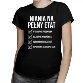 niania-na-pelny-etat-koszulka-dla-niani