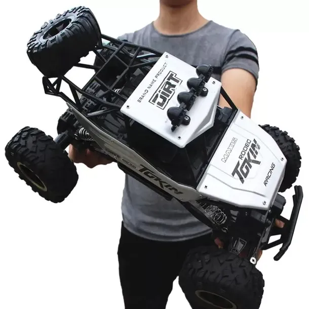 SAMOCHÓD ZDALNIE STEROWANY TERENOWY 4x4 METAL AUTO na Pilot Akumulator DUŻY