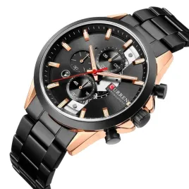 zegarek-meski-czarny-bransoleta-curren-8325-chronograf