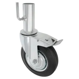 kolo-do-rusztowan-amig-200-mm-z-hamulcem-metal-guma-do-200-kg-czarne