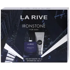 la-rive-ironstone-for-man-zestaw-woda-toaletowa-100ml-zel-pod-prysznic