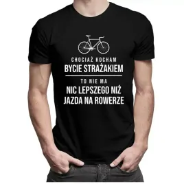 prezent-dla-strazaka-rowerzysty-koszulka-meska