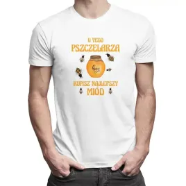 koszulka-pszczelarska-najlepszy-miod-prezent
