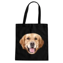 golden-retriever-bawelniana-torba-z-nadrukiem