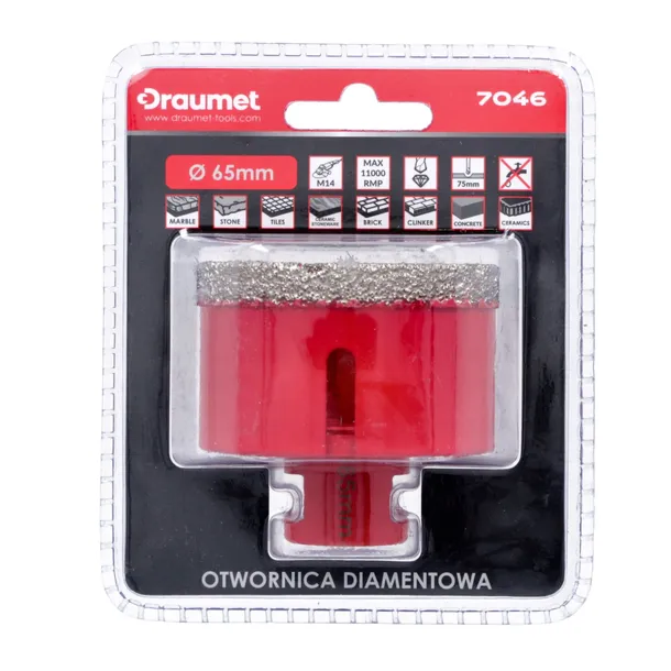 draumet-otwornica-diamentowa-do-gresu-m14-85mm-kod-producenta-7047