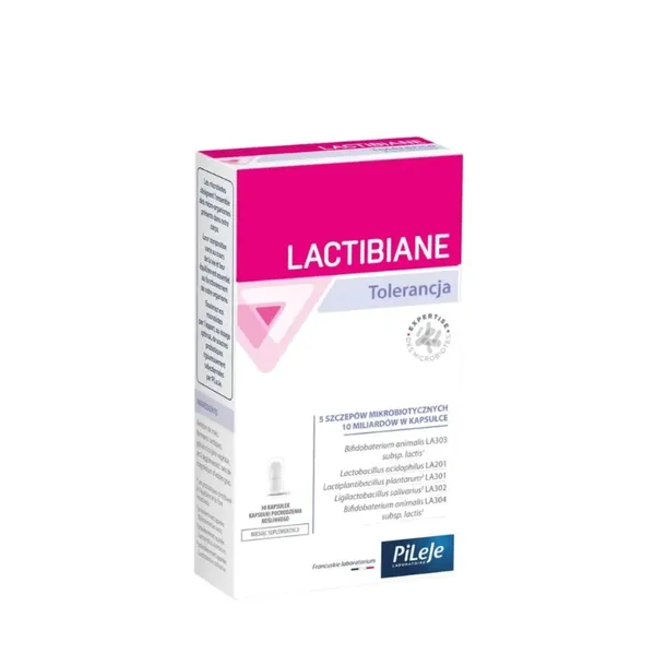 PiLeJe Lactibiane Tolerancja Probiotyk Szczepy 30 mld 30 kaps