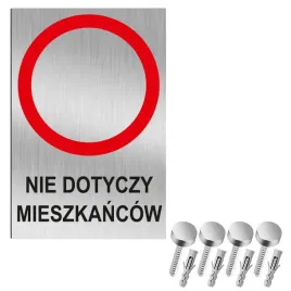 nierdzewna-tabliczka-zakaz-wjazdu-nie-dotyczy-mieszkancow-30x20-aluminium