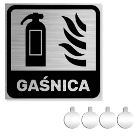 nierdzewna-tabliczka-na-drzwi-sciane-ikona-gasnica-10x10-aluminium