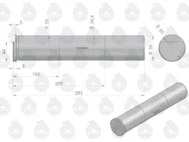 sworzen-osi-okraglej-st-typ-c-360-oryginal-ursus
