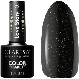 lakier-hybrydowy-love-story-10-5g-claresa-gleboka-czern-z-blaskiem-zlota