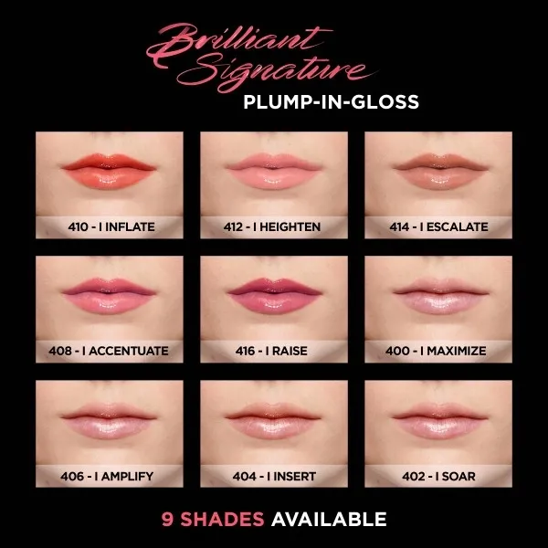 loreal-brilliant-signature-blyszczyk-406-amplify-kolor-rozowy