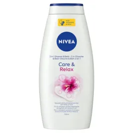 nivea-care-and-relax-plyn-do-kapieli-i-zel-pod-prysznic-2w1-750ml