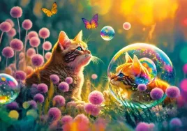puzzle-500-ukladanka-zwierzeta-kot-kotki-kwiaty-motyle-laka-banki-9-castor
