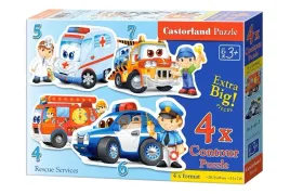 puzzle-4w1-ukladanka-pojazdy-auta-straz-policja-karetka-laweta-3-castor