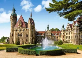 puzzle-1500-ukladanka-widok-krajobraz-zamek-moszna-ogrod-park-9-castor