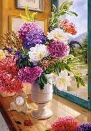 puzzle-1000-ukladanka-obraz-martwa-natura-kwiaty-bukiet-wazon-9-castor