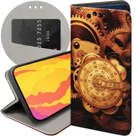 etui-z-klapka-do-honor-magic-5-pro-wzory-zegary-czas-zegarmistrz-futeral