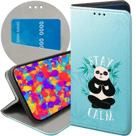 etui-z-klapka-do-honor-magic-5-pro-wzory-panda-bambus-pandy-futeral-case