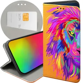 etui-z-klapka-do-honor-magic-5-pro-wzory-neonowe-neon-jaskrawe-futeral-case
