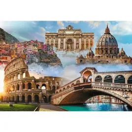 puzzle-1500-ukladanka-widok-zabytkowe-budowle-wlochy-kolaz-podroz-12-trefl