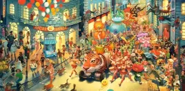 puzzle-4000-ukladanka-obraz-art-karnawal-w-rio-taniec-samba-9-castor