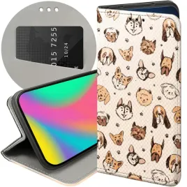etui-z-klapka-do-google-pixel-8a-wzory-psy-pieski-psiaki-futeral-pokrowiec
