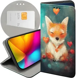 etui-z-klapka-do-honor-magic-5-pro-wzory-liski-lisy-fox-futeral-pokrowiec