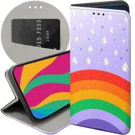 etui-z-klapka-do-honor-magic-5-pro-wzory-tecza-rainbow-futeral-pokrowiec