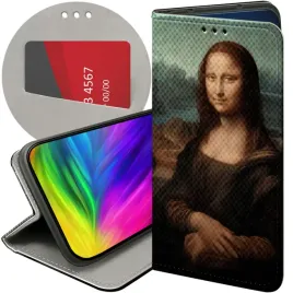 etui-z-klapka-do-honor-magic-5-pro-wzory-leonardo-da-vinci-mona-lasiczka