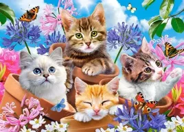 puzzle-120-ukladanka-dla-dzieci-zwierzeta-koty-kwiaty-motyl-kotki-6-castor