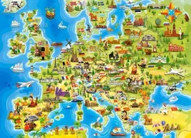 puzzle-100-ukladanka-dla-dzieci-mapa-europy-slynne-miejsca-6-castor
