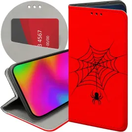 etui-z-klapka-do-xiaomi-14-pro-wzory-pajak-spider-pajeczyna-futeral-case