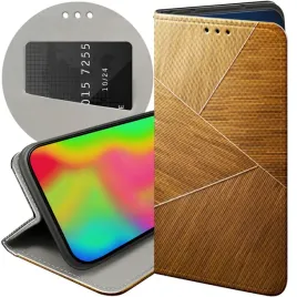 etui-z-klapka-do-xiaomi-14-pro-wzory-brazowe-drewniane-brown-futeral-case