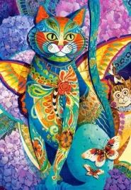 puzzle-1500-ukladanka-zwierzeta-koty-kotki-motyle-wzory-9-castor