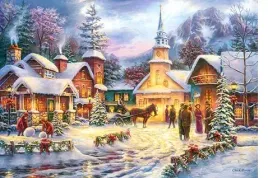 puzzle-1500-ukladanaka-gory-zima-miasto-swieta-kosciol-snieg-9-castor