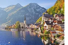 puzzle-500-ukladanka-krajobraz-gory-jezioro-miasto-hallsatat-alpy-9-castor
