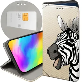 etui-z-klapka-do-honor-magic-5-pro-wzory-zebra-zeberka-paski-futeral-case