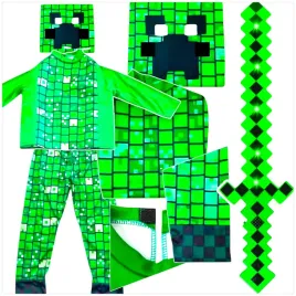 minecraft-stroj-dla-chlopca-creeper-kostium-na-bal-rozmiar-l-130-140-cm