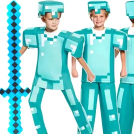 minecraft-stroj-dla-chlopca-diamentowy-steve-kostium-na-bal-rozmiar-s-110